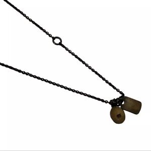 Werkstatt Munchen Silver 925 Plate Necklace Bronze Color